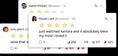 ...rating a film?